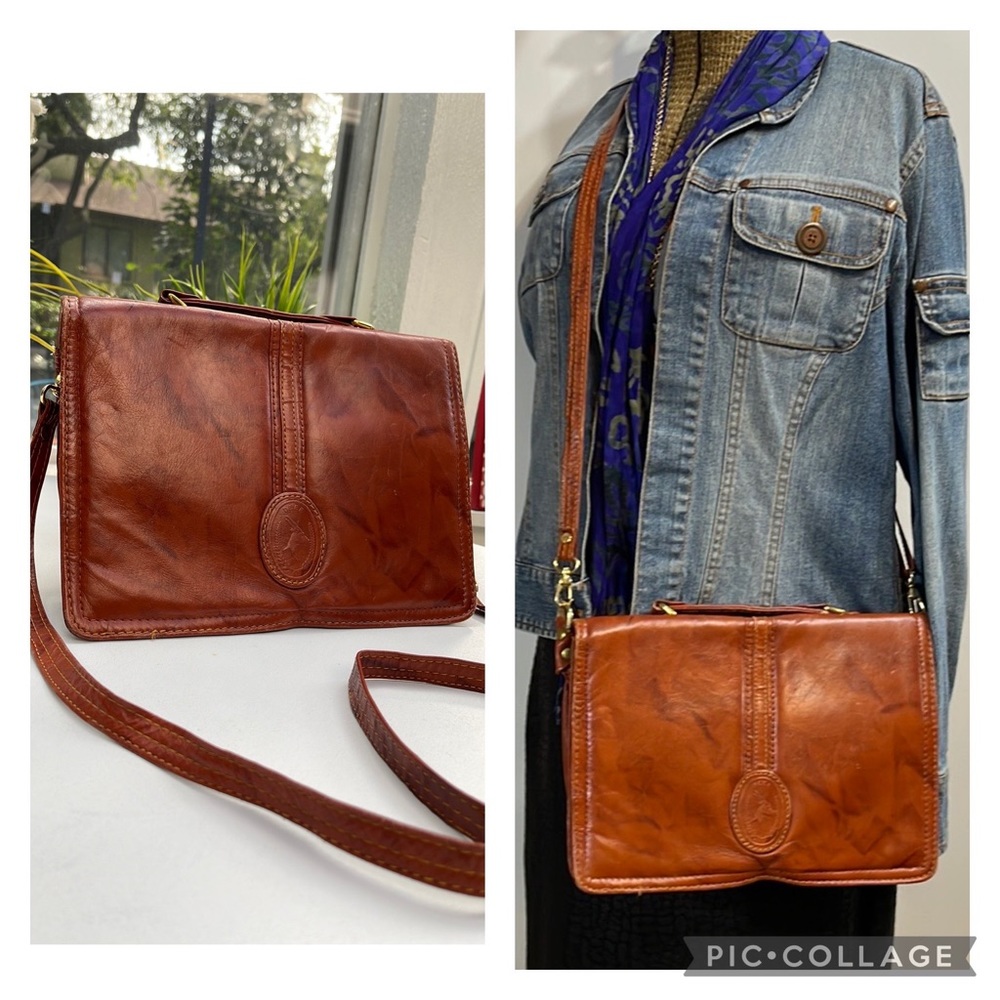 Deer Vintage Small Held Briefcase or Crossbody Messenger Bag